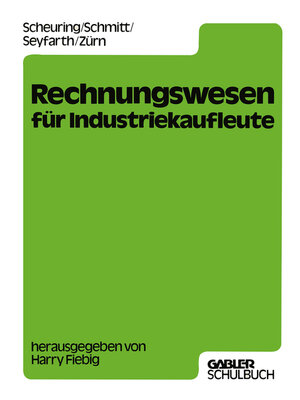 cover image of Rechnungswesen für Industriekaufleute